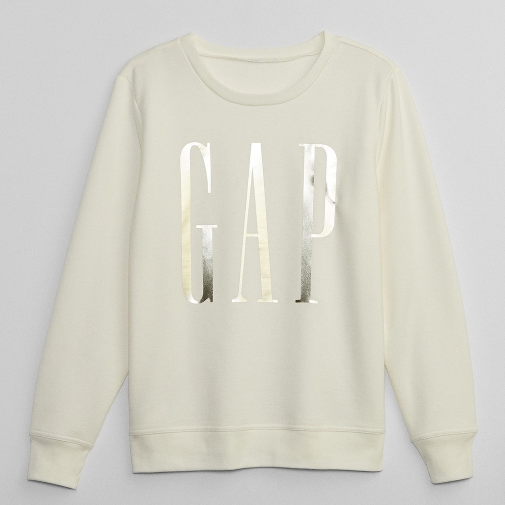 NWT Gap Logo Sweatshirt   Color: Off White Milk